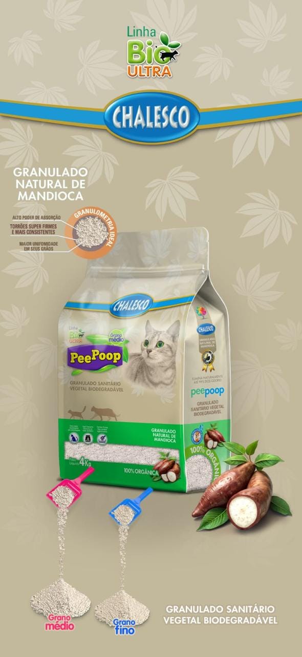 Chalesco Pee Poop 4kg — oferta na PetCare Queirós
